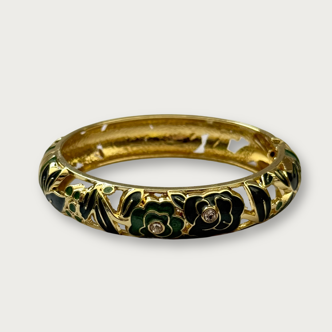 bloom wider enamel bangle